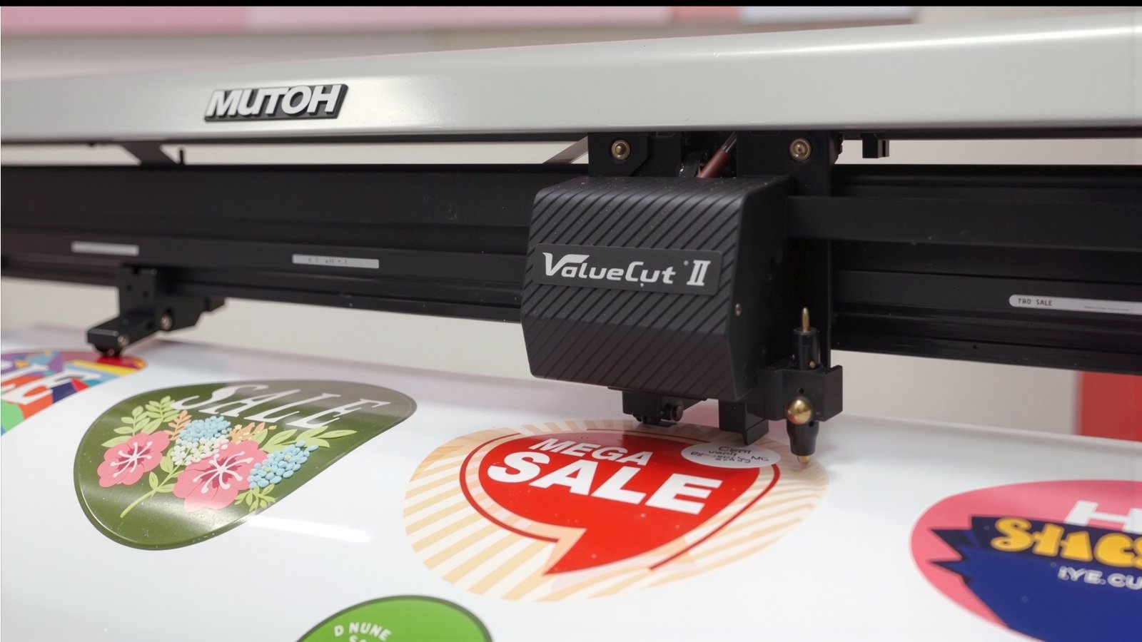 Mutoh ValueCut II cutting stickers